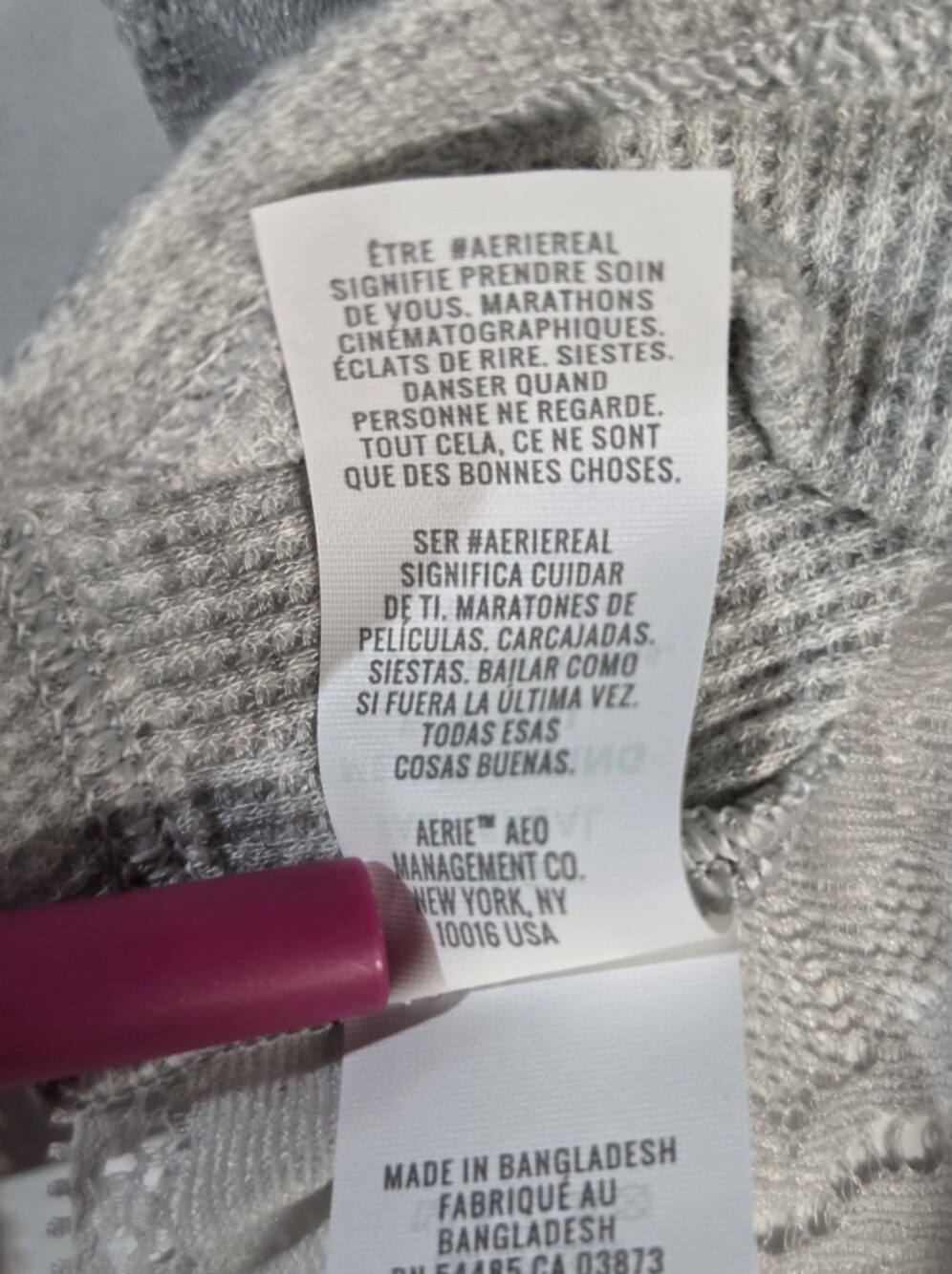 NWT aerie Gray Ribbed Cropped Tank - Picture 7 of 12